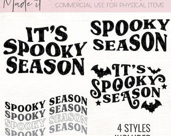 Spooky Season SVG - Autumn SVG - Halloween Shirt SVG - Spooky Svg - Retro Svg for Cricut Crafters