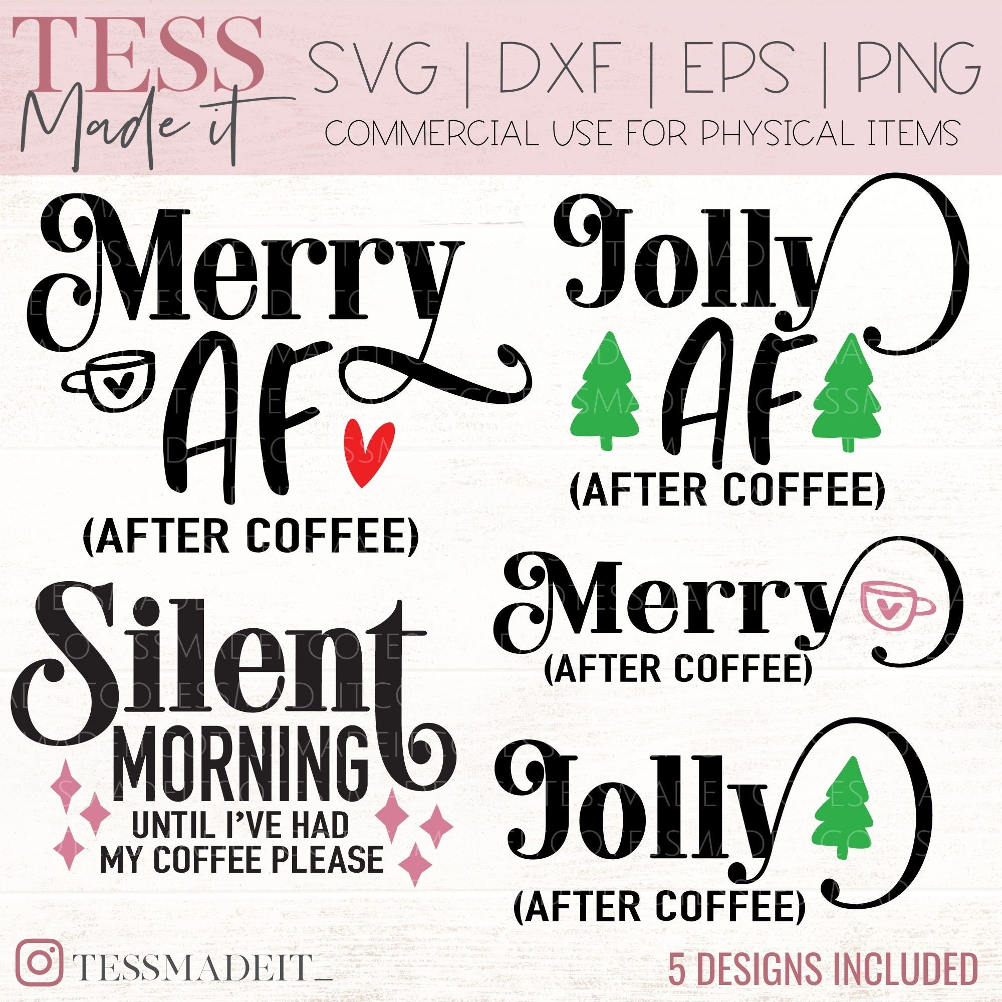 Funny Christmas SVG Bundle - Funny Coffee Saying SVG - Can Glass SVG -  Coffee Svg for Cricut Crafters - Etsy, image size:2000x2000