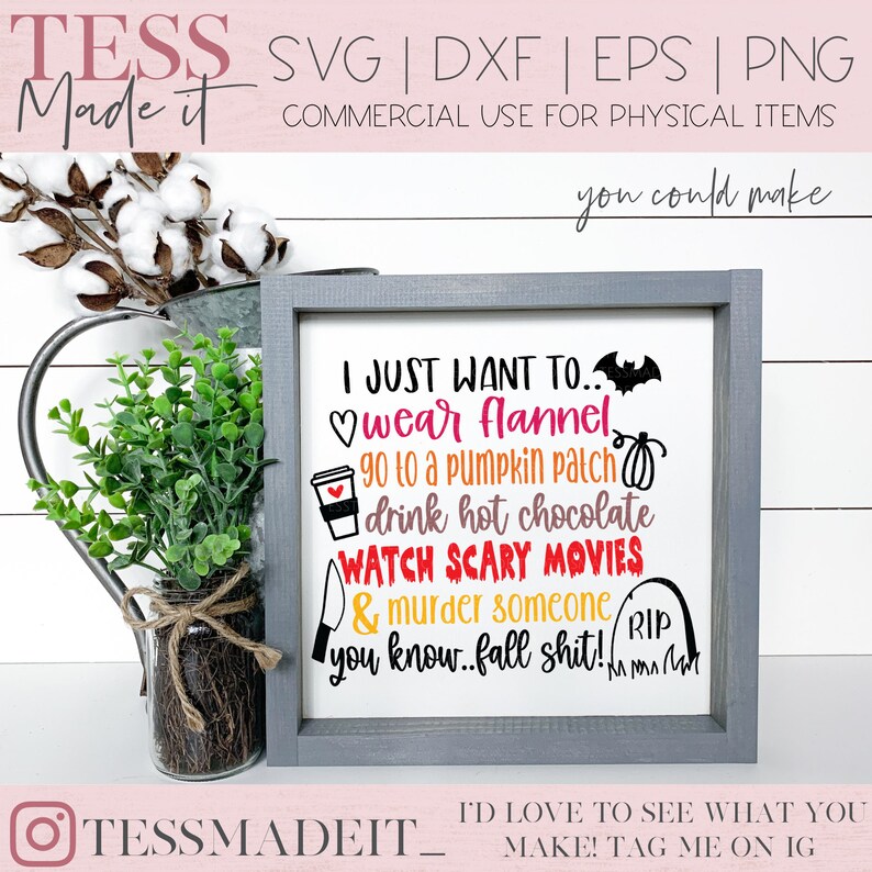 Spooky Season SVG - Autumn SVG - You know Fall Shit Svg - Funny Halloween Shirt SVG File For Cricut Crafters afbeelding 5