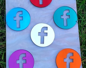 Social Media Acrylic ICONS ONLY