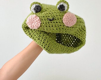 Froggy Beret Cute Frog Crochet Hat 