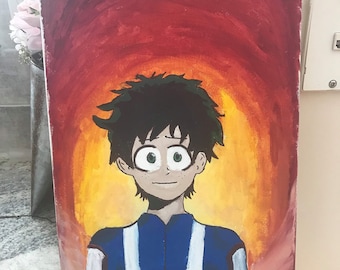 Hand-Made Izuku Painting