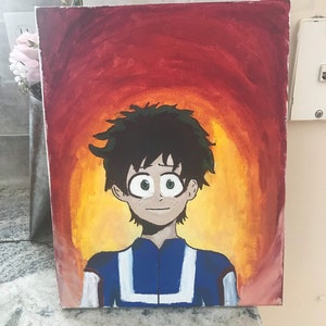 Hand-Made Izuku Painting