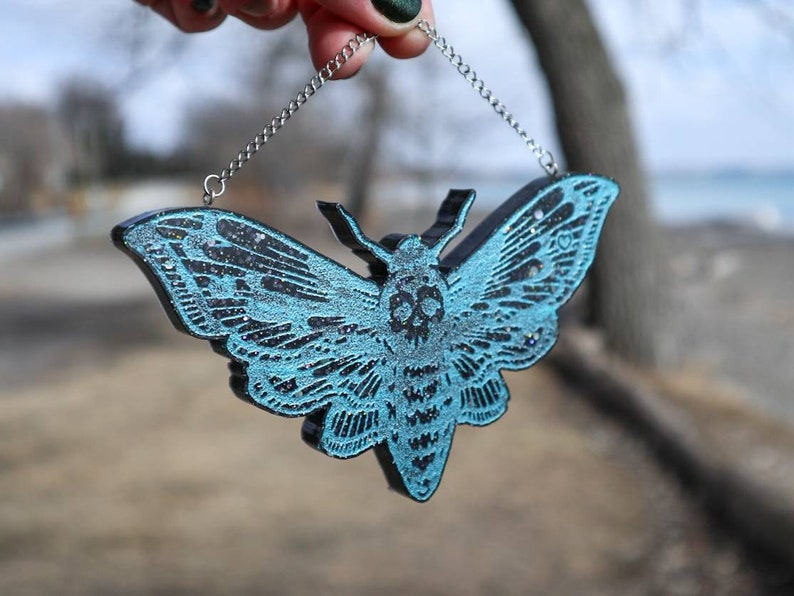Death/'s head hawkmoth wall art Moth wall hanging