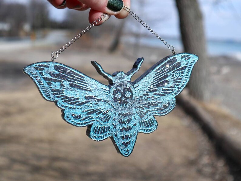 Death/'s head hawkmoth wall art Moth wall hanging