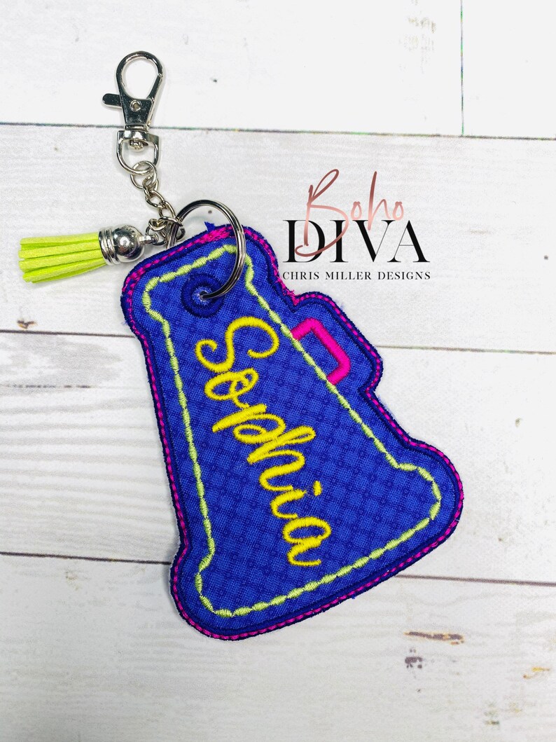 BACK TO SCHOOL Cheer Bag Tag Customized Name Tag Etsy