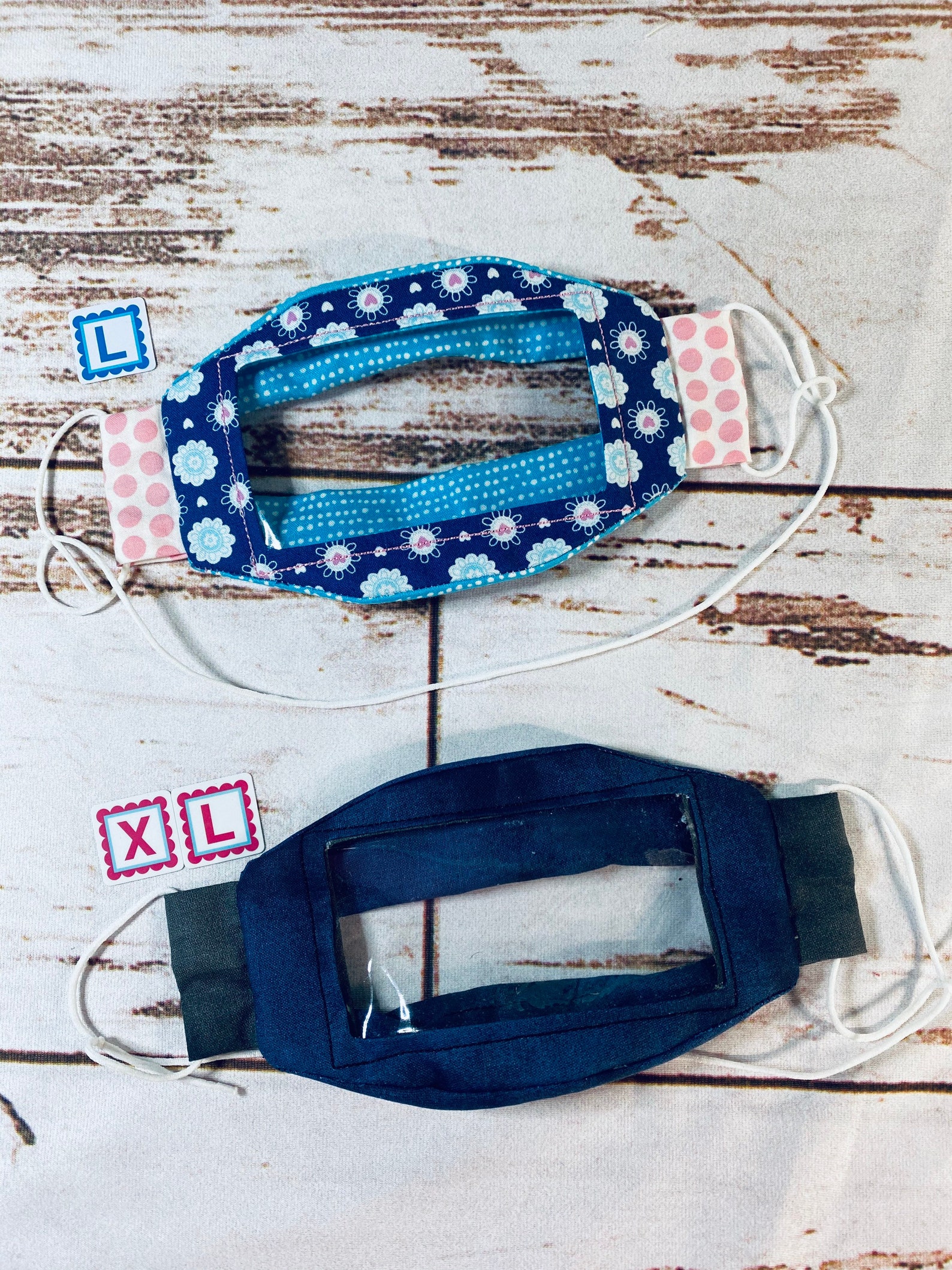 Face Mask With Clear Window Lip Reading Mask Speech Etsy