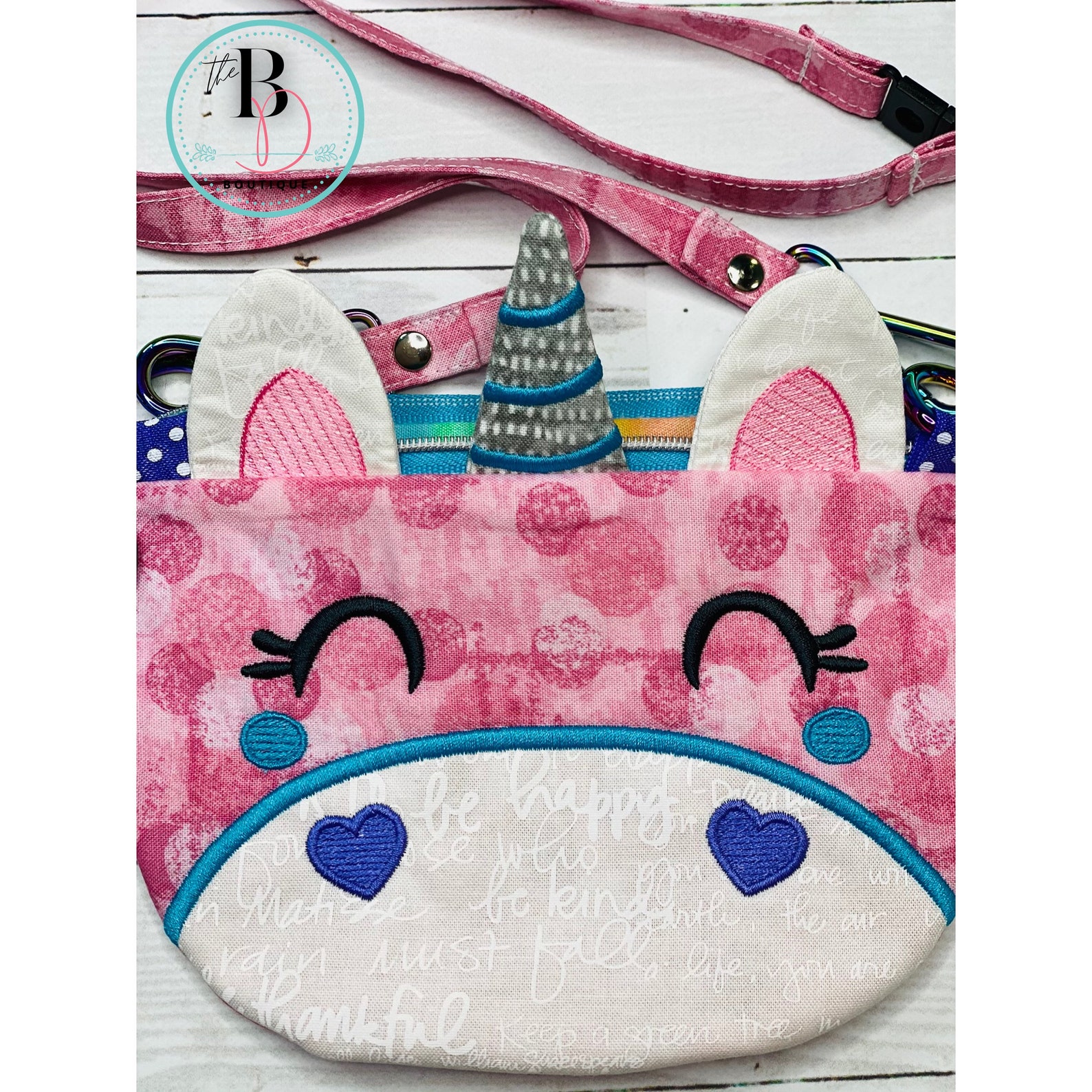 pink unicorn purse