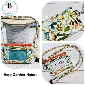 Carteira de identificação com foto e cordão destacável | Rifle Paper Co | Cordão destacável | Bolsa de identificação com zíper | Crachá de identificação | Carteira de identificação com zíper imagem 5