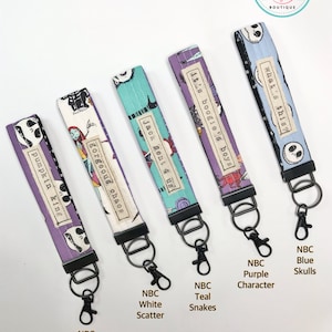 Nightmare Christmas Key Fobs | Nightmare Before Key Fob | Pumpkin King Key Fob | Jack and Sally | Jack and Sally Key Fob