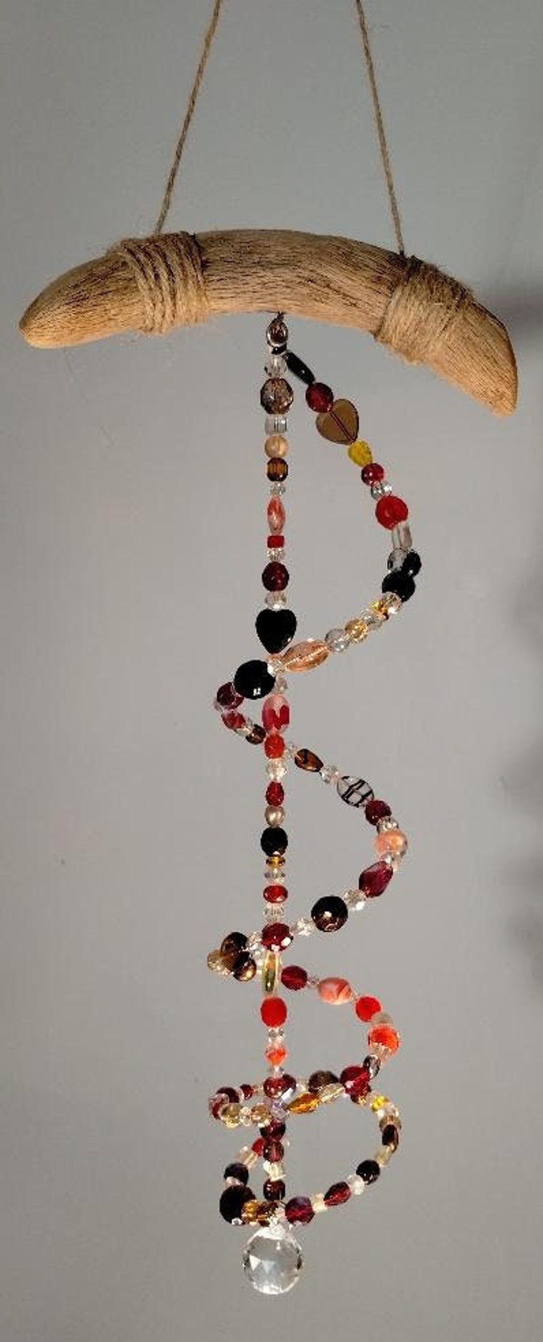 Pretty Red Suncatcher Etsy