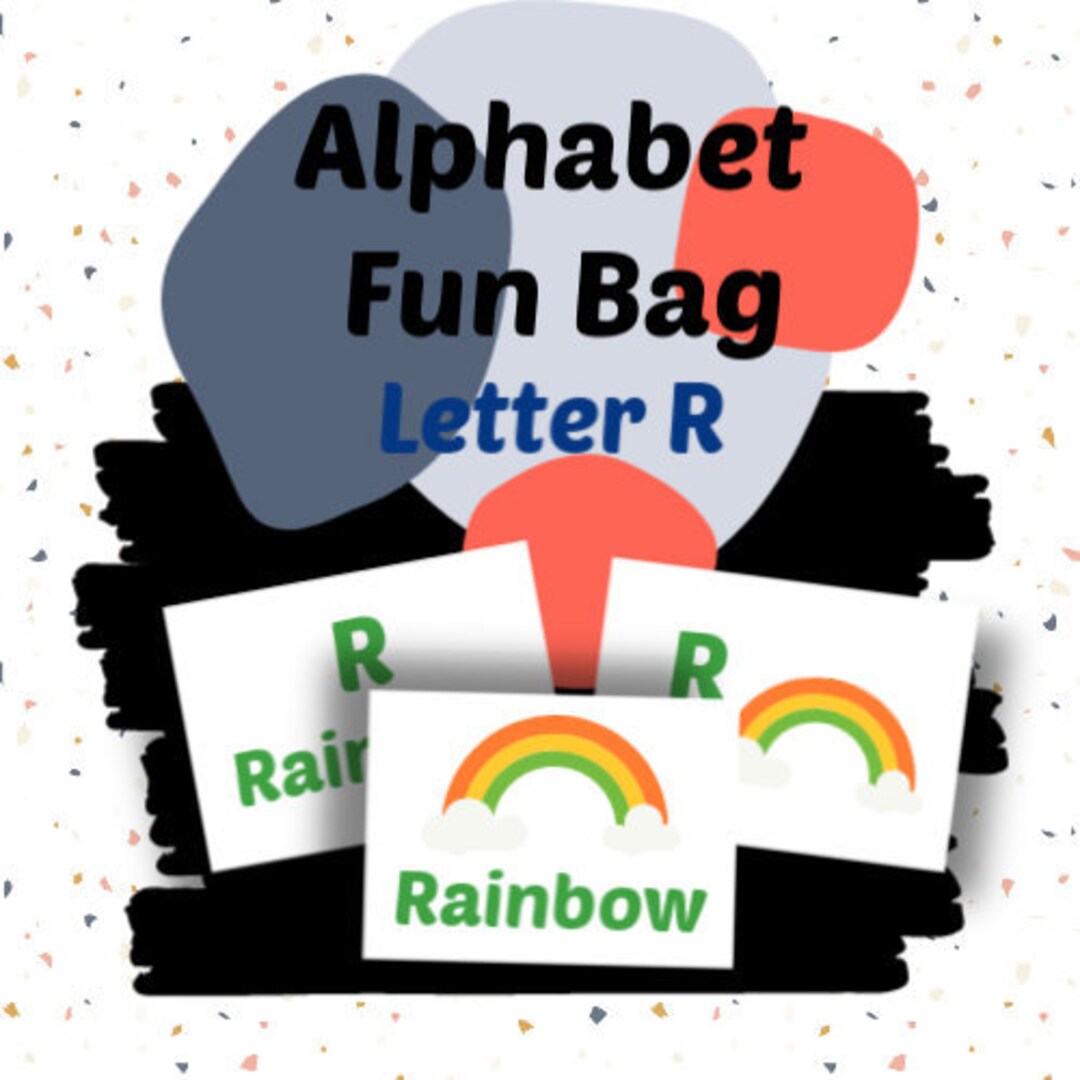 Alphabet Fun Bag Letter R - Etsy