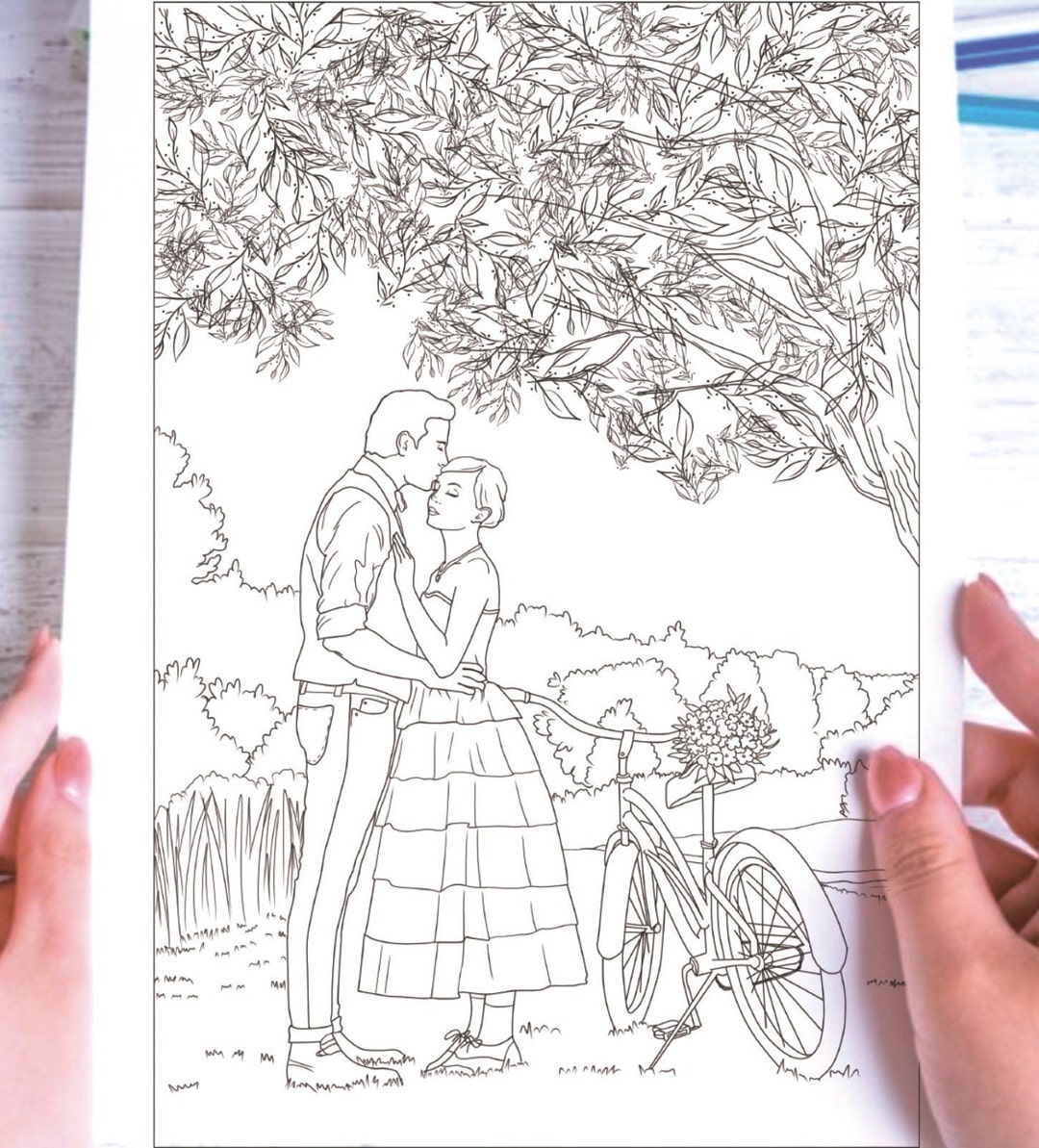 ROMANTIC COUPLES: CUTE ADULT COLORING BOOK OF LOVE Nigeria