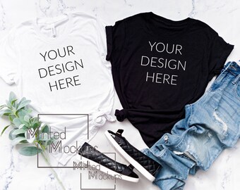 Tshirt Mockup Bundle Etsy