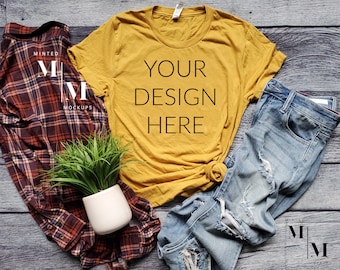 Download Mustard Yellow Shirt Etsy