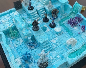 Pwork Wargames The Cave (La Caverna) - 3D Tactical Maps Rpg Fantasy