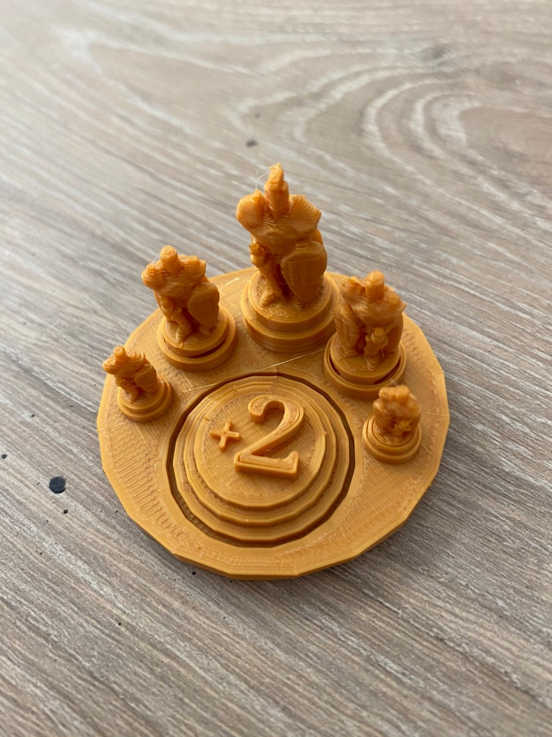 Catan 3D Gold Award Tokens Longest Road, Largest Army, Harbormaster - Etsy