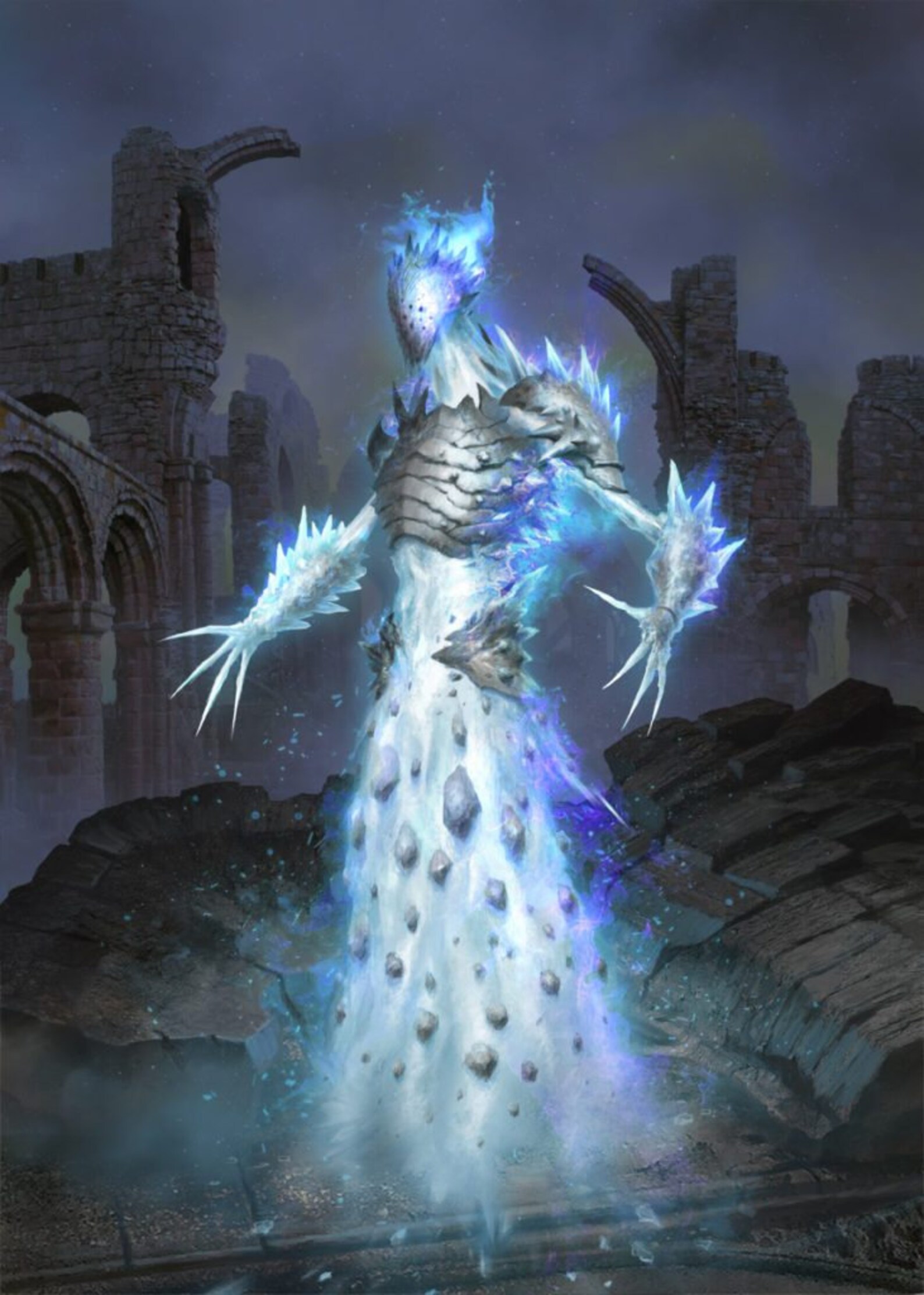 Frosthaven 3D Ice Wraith Miniatures Resin & Handpainted Etsy UK