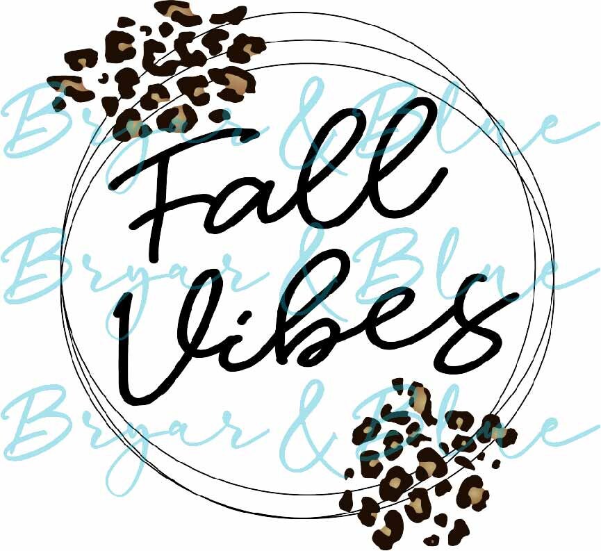 Leopard Fall Vibes Png / Digital Png Download/ Sublimation Download - Etsy