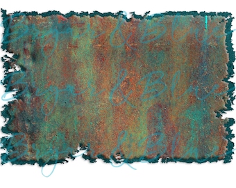 Turquoise Rust Splash Background / Digital png download/ sublimation download