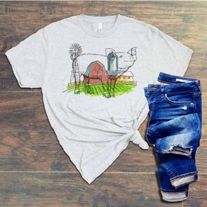 Farm Pig Barn Scene png  / Digital png download/ sublimation download