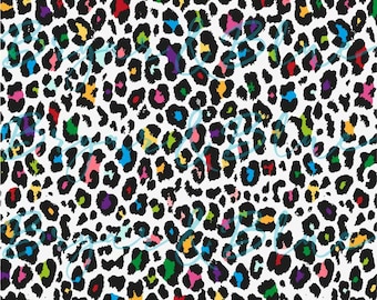 Colorful leopard spots Background Digital Paper / Digital png download/ sublimation download