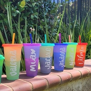24oz Personalized Color Changing Cups