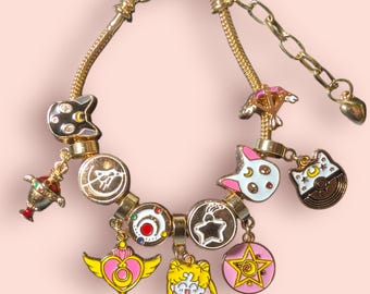 Magical Moon Guardian Charm Bracelet