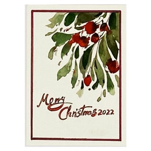 Cartes de Noël faites à la main