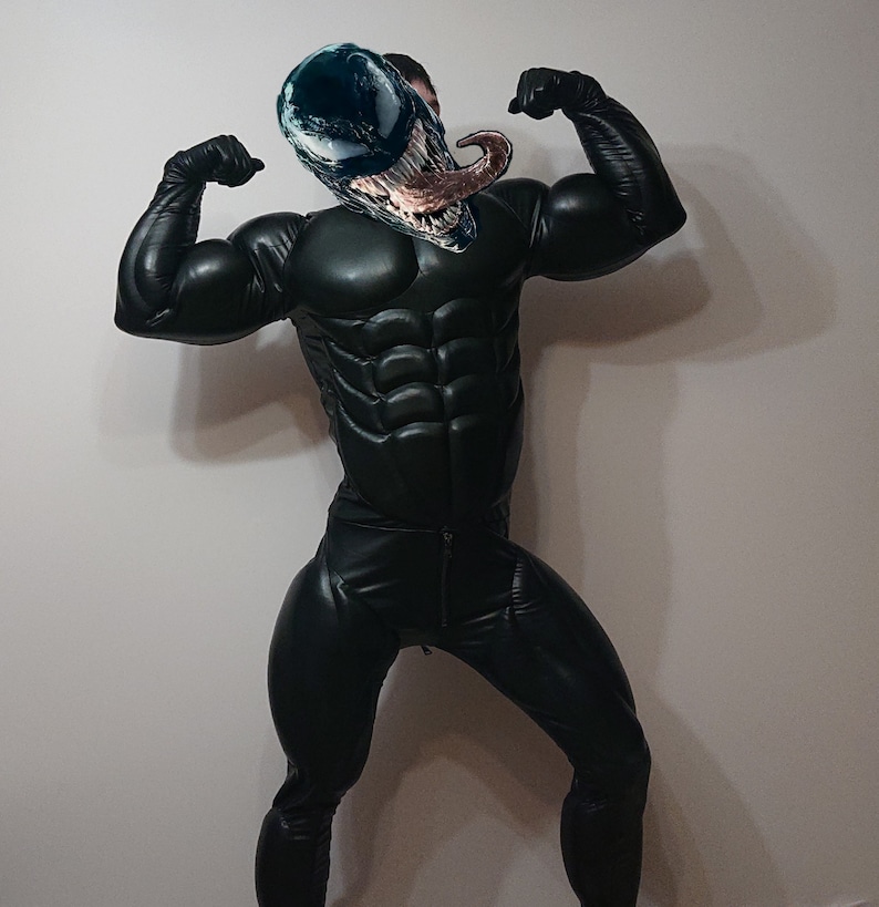Venom muscle suit costume / faux leather / and very good for Etsy