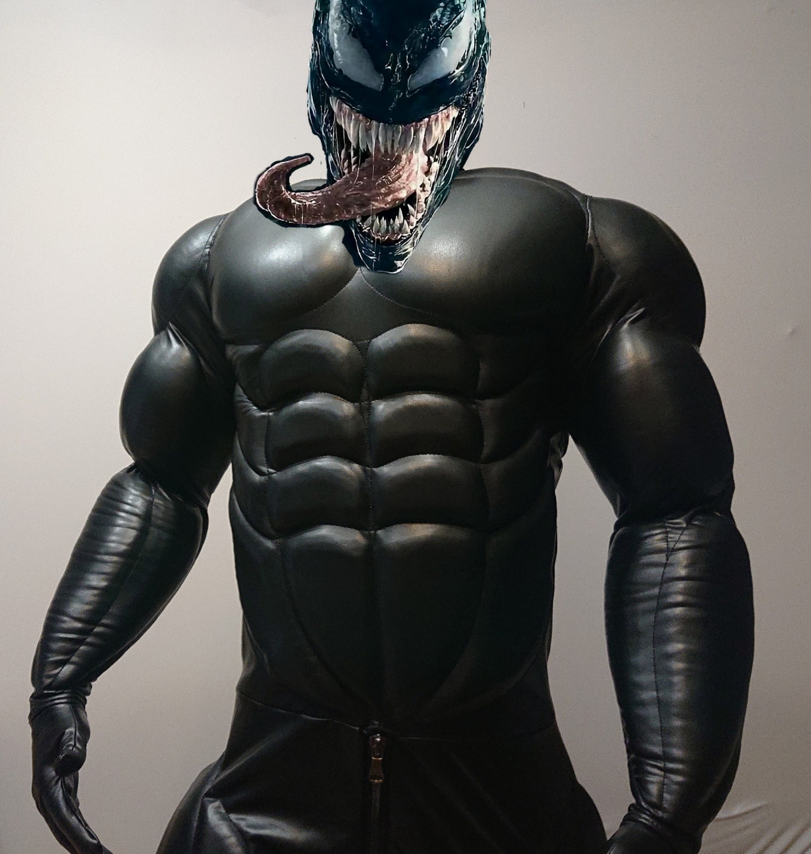 Venom muscle suit costume / faux leather / and very good for Etsy