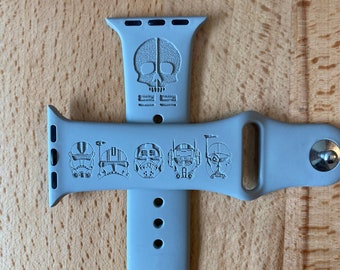 Star Wars Bad Batch Inspired Watch Band // Engraved Bad Batch Inspired Watch Band