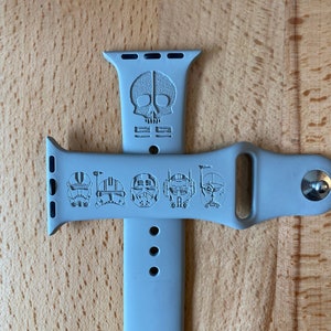 Star Wars Bad Batch Inspired Watch Band // Engraved Bad Batch Inspired Watch Band