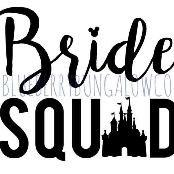 Bride Squad Bundle // Bride Digital Files // Magical Wedding Digital Files // Bachelorette Digital Files // SVG PNG JPG Digital File