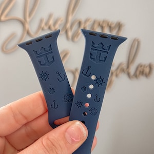 Correa de silicona inspirada en la línea de cruceros RC / Correa de reloj de la línea de cruceros