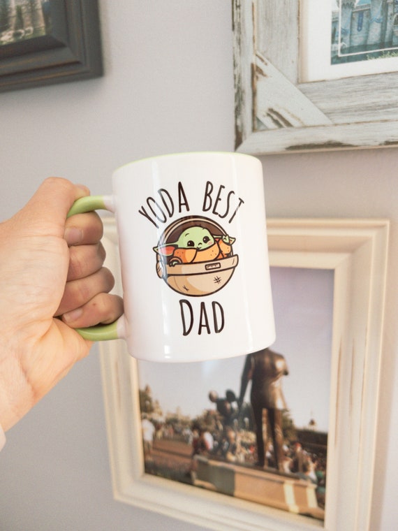 Father’s Day Star Wars Inspired Coffee Mug // Baby Yoda // Best Dad //  Coffee Mug // Father’s Day Coffee Mug