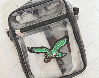 Eagles doorzichtige stadiontas, accessoire Philadelphia-voetbalfan, Game Day Approved