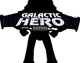Galactic Hero Bundle // Buzz Lightyear Space Ranger Spin // 999999 // Digital Download SVG PNG