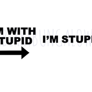 Schitt's Creek Digital Bundle // David und Patrick // I'm With Stupid // I'm Stupid // SVG PNG JPG