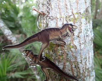 Tyrannosaurus Rex Keychain Jurassic Park Jurassic World - Etsy
