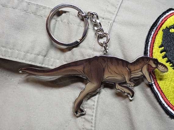 Tyrannosaurus Rex Keychain Jurassic Park Jurassic World - Etsy