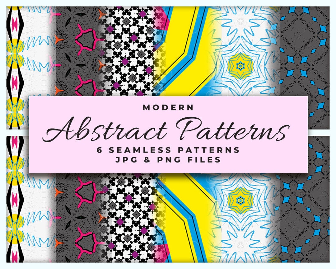 Abstract Design Wrapper Seamless Abstract Design - Package 12 - Etsy
