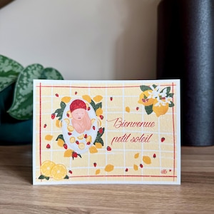 Carte de félicitations - Grossesse & Naissance - Bébé d’été