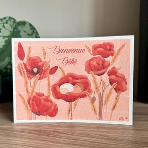Carte de félicitations - Grossesse & Naissance - Bébé du printemps