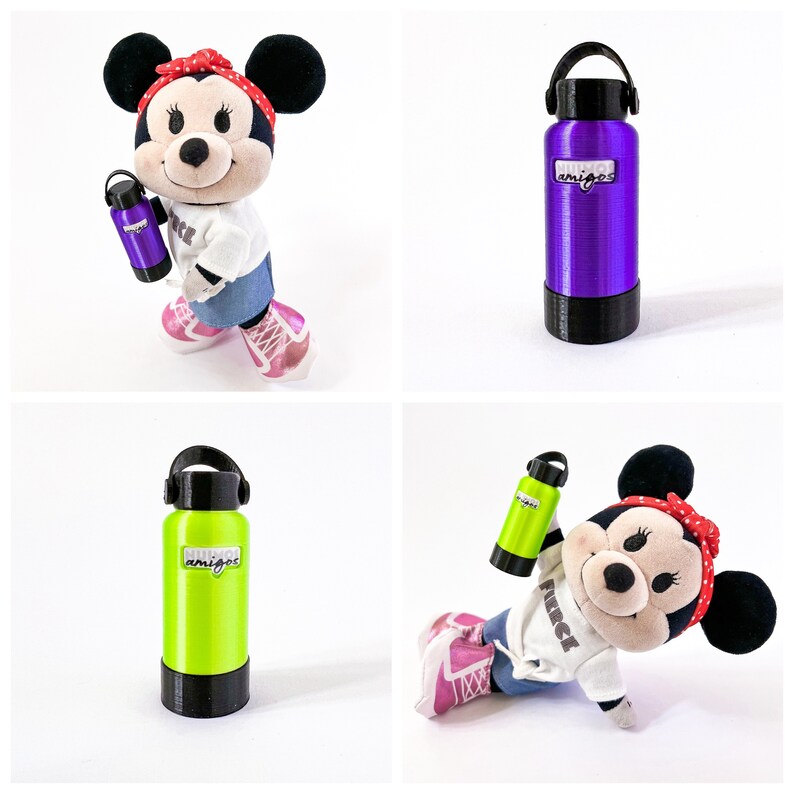 Miniature Water Bottle Hydro Jug Flask Disney Etsy