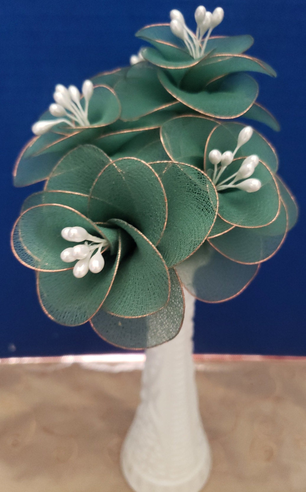 Beautiful handmade Nylon flowers Etsy