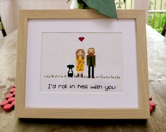 Gift for wife, Gift for her, Gift for girlfriend, Personalised gift for her, Customised gift for wife, Unique gift for wife, family portrait