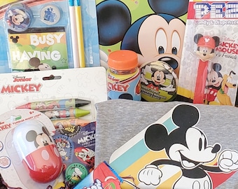 Mickey Mouse Gifts,  Mickey Mouse Gift Basket  Gifts Bags for Boys, Mickey Mouse T-shirt, Toys Birthday Gifts, Get Well, Gift Ready...