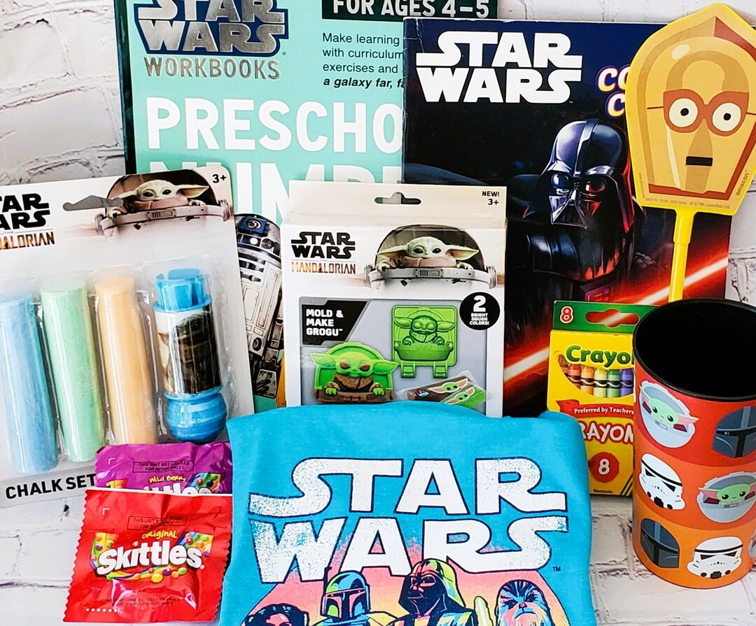 Star Wars Gifts! Star Wars Gift Basket for Toddlers, T-shirt, Toys ...