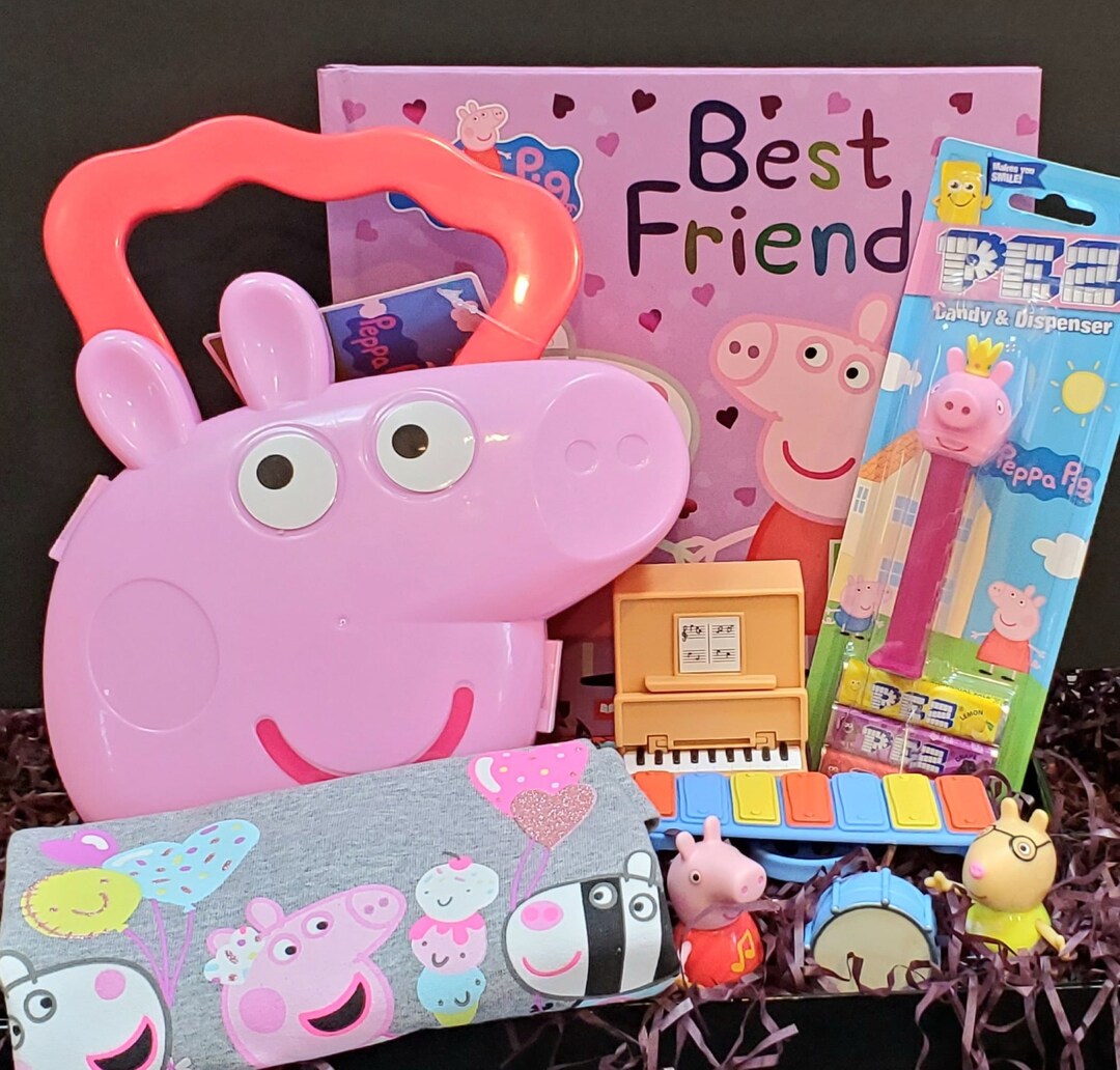 Peppa Pig Gift Bag for Kids Peppa Pig Gift Baskets Birthday Etsy